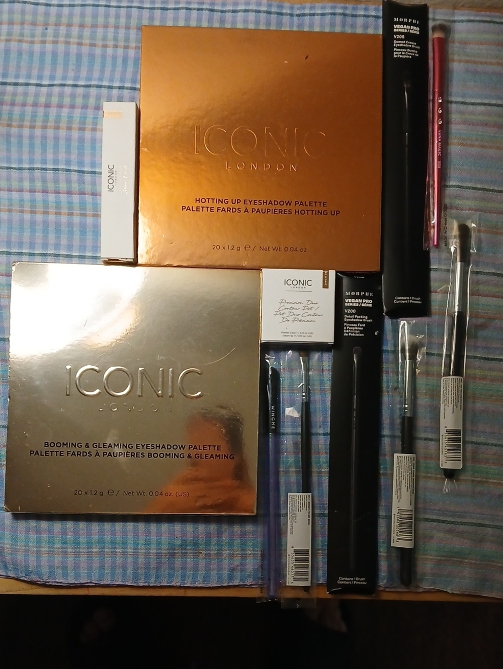 ICONIC London Eyeshadow Palettes Hotting Up, Booming& Gleaming Bundle See Desc..